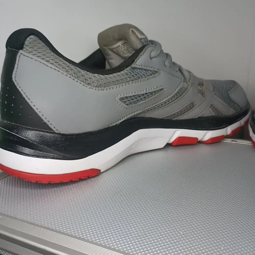Under Armour Strive 6 Mens 11 Grey Red 1274408 Training Athletic Gym Sneakers